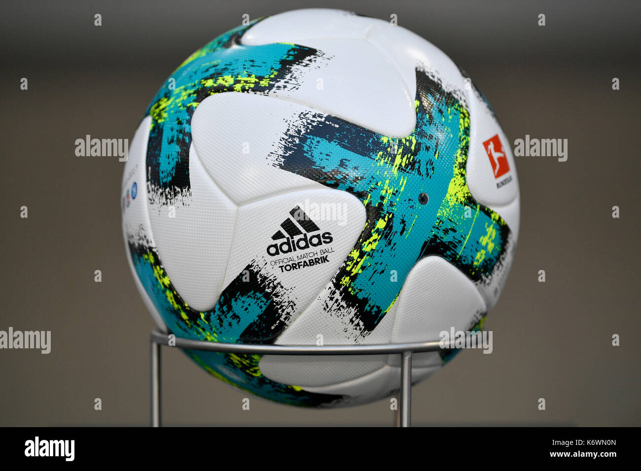 Soccer ball adidas torfabrik stock photography images -