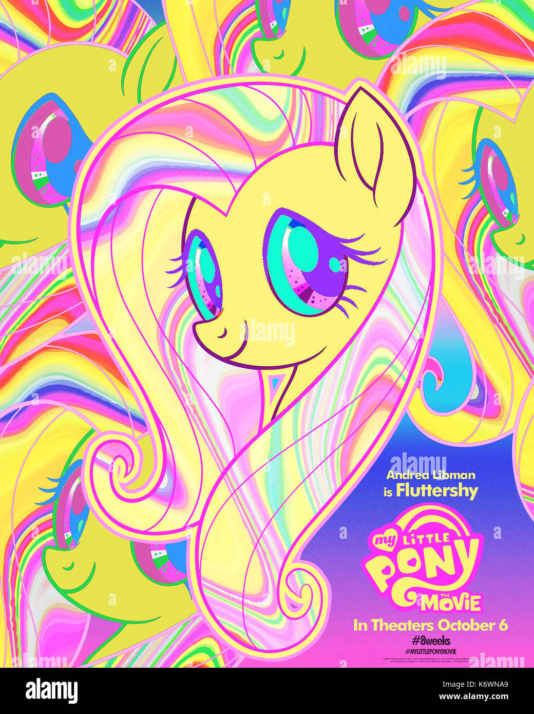 MY LITTLE PONY THE MOVIE, US character poster, Fluttershy (voice