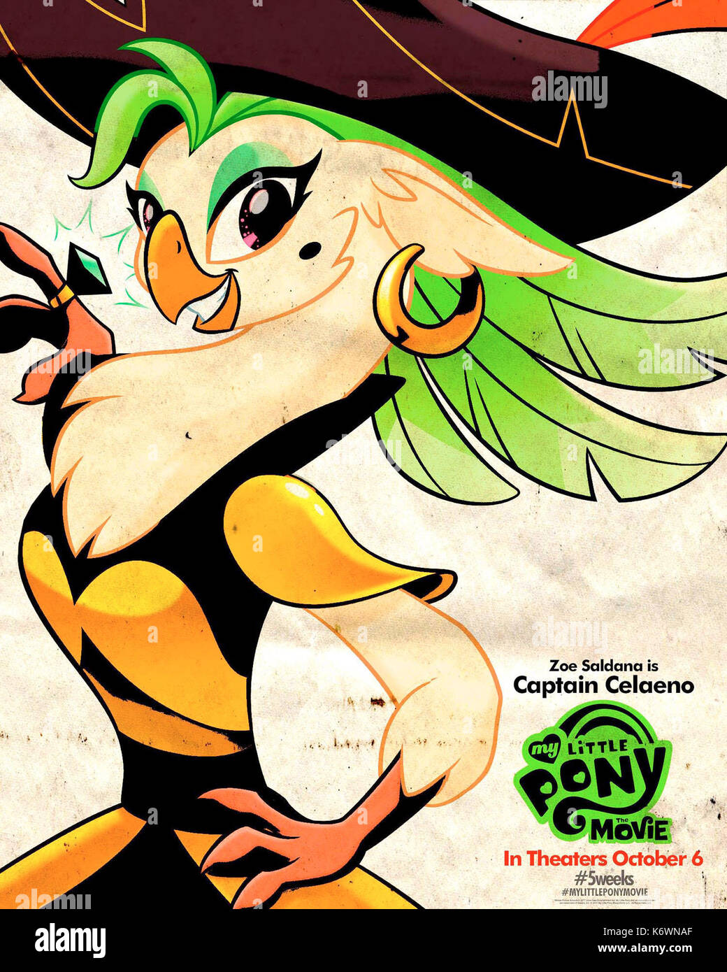 MY LITTLE PONY THE MOVIE, US character poster, Captain Celaeno (voice