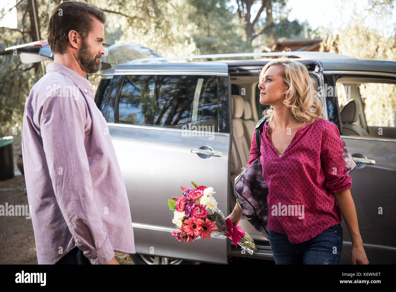 THE GUEST BOOK, (from left): Garret Dillahunt, Laura Bell Bundy, 'Story Five',  (Season 1, ep. 105, aired Aug. 31, 2017). photo: ©TBS / Courtesy: Everett  Collection Stock Photo - Alamy