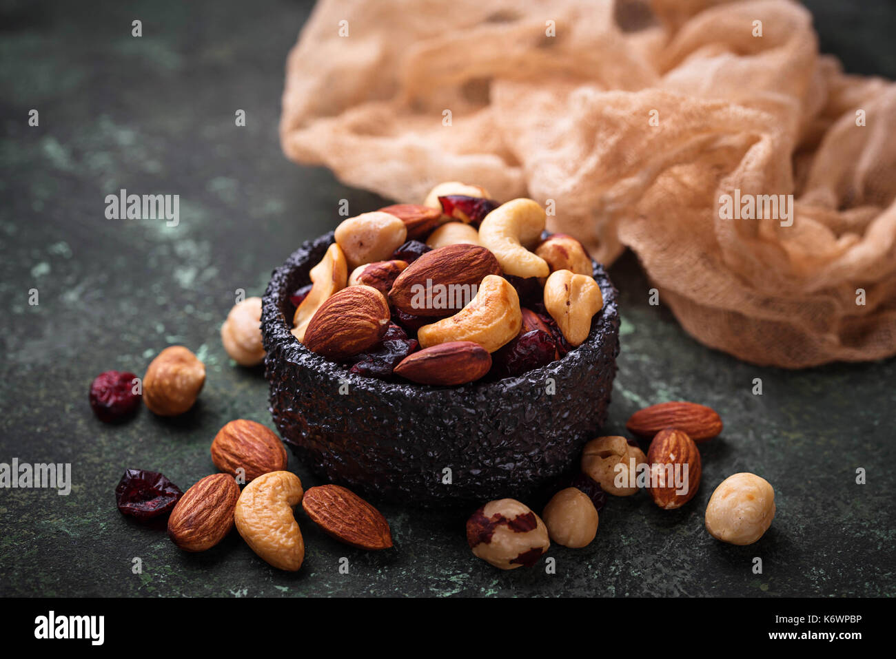 Nuts and dried fruits mix Stock Photo Alamy