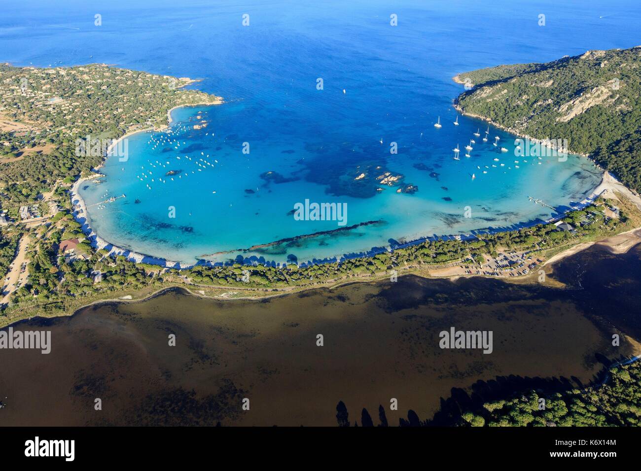 France Corse Du Sud Gulf Of Santa Giulia South Of Porto