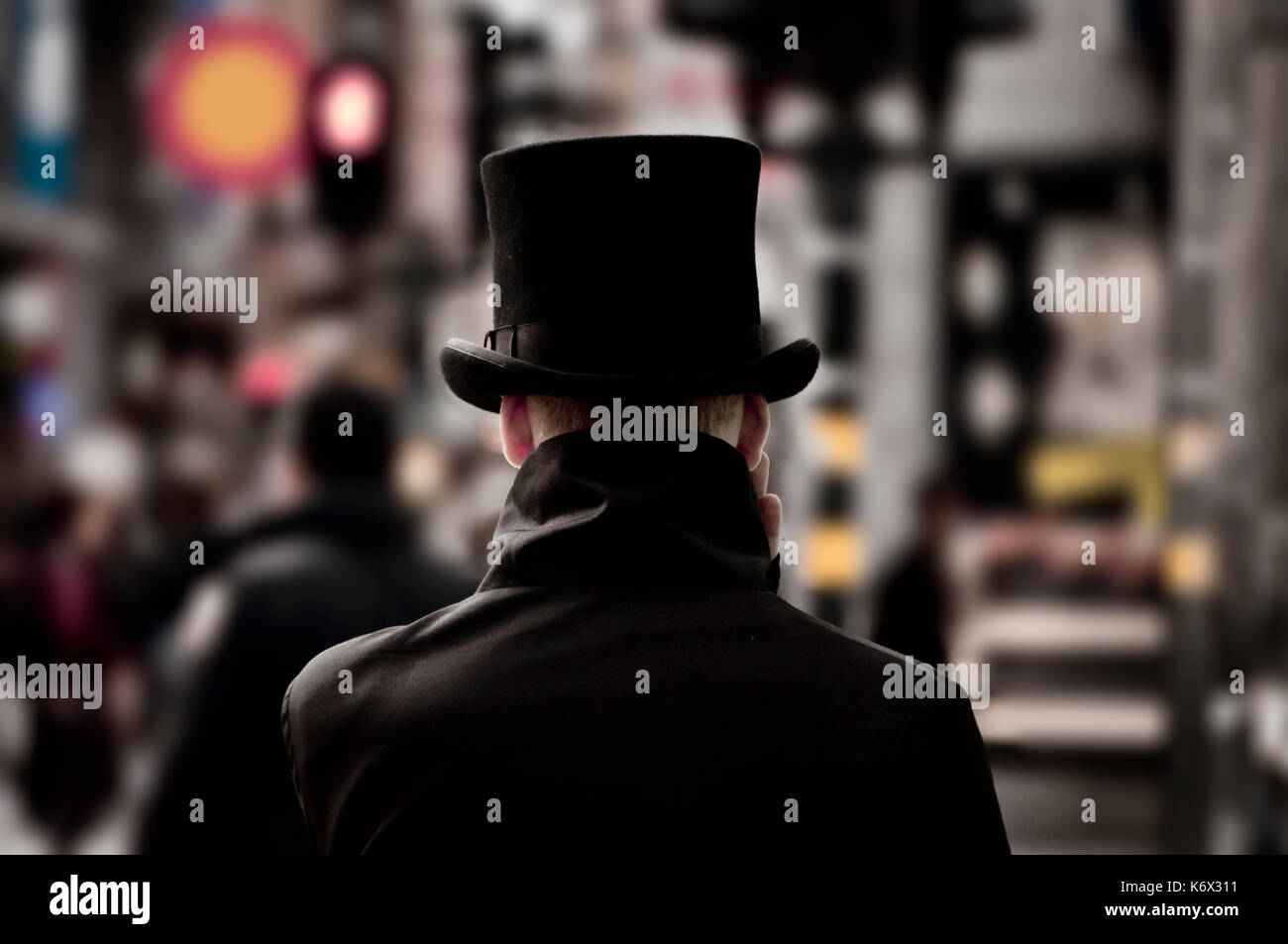 Back view hat hi-res stock photography and images - Alamy