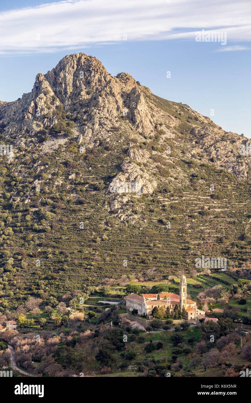 France, Haute Corse, Balagne, Corbara, the Sant Dominique convent of ...