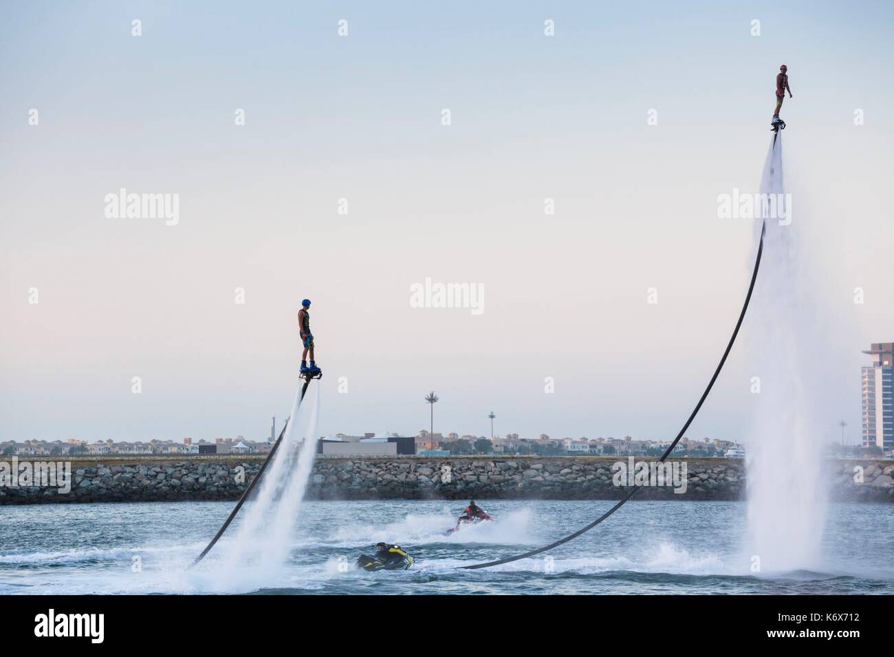 United Arab Emirates Dubai Dubai Marina Jumeirah Beach Water Jet