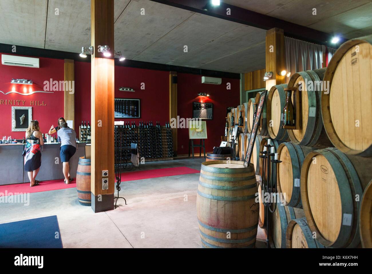 New Zealand, North Island, Hawkes Bay, Hastings, Trinity Hill Winery