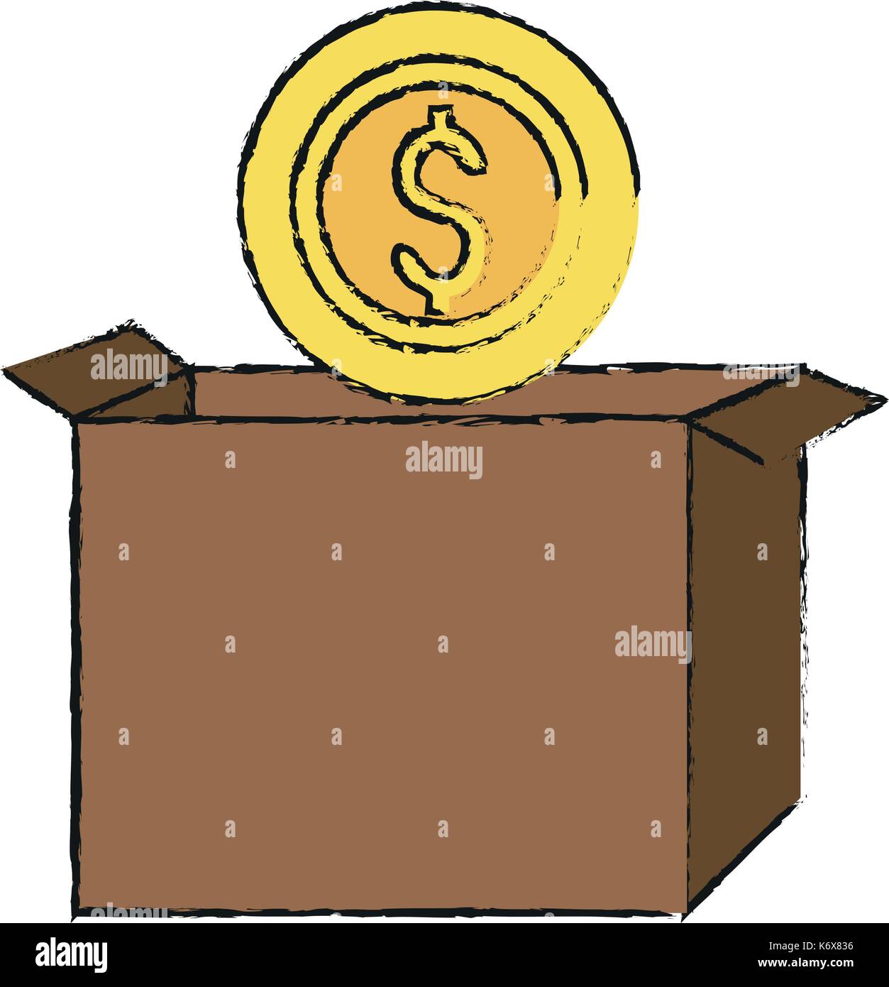 cardboard box icon image Stock Vector Image & Art - Alamy