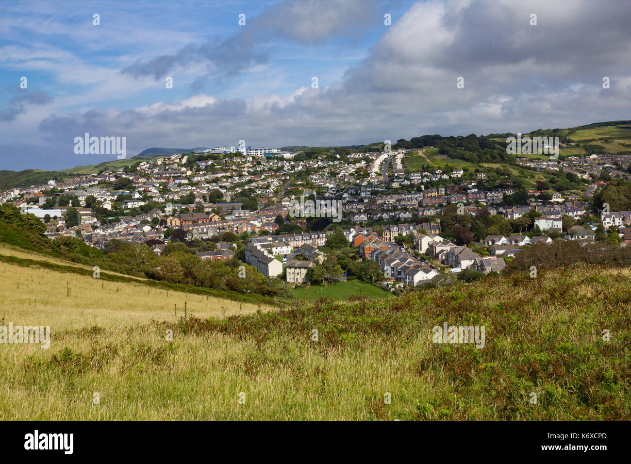 Aerial view of from the Torrs Park Stock Photo Alamy