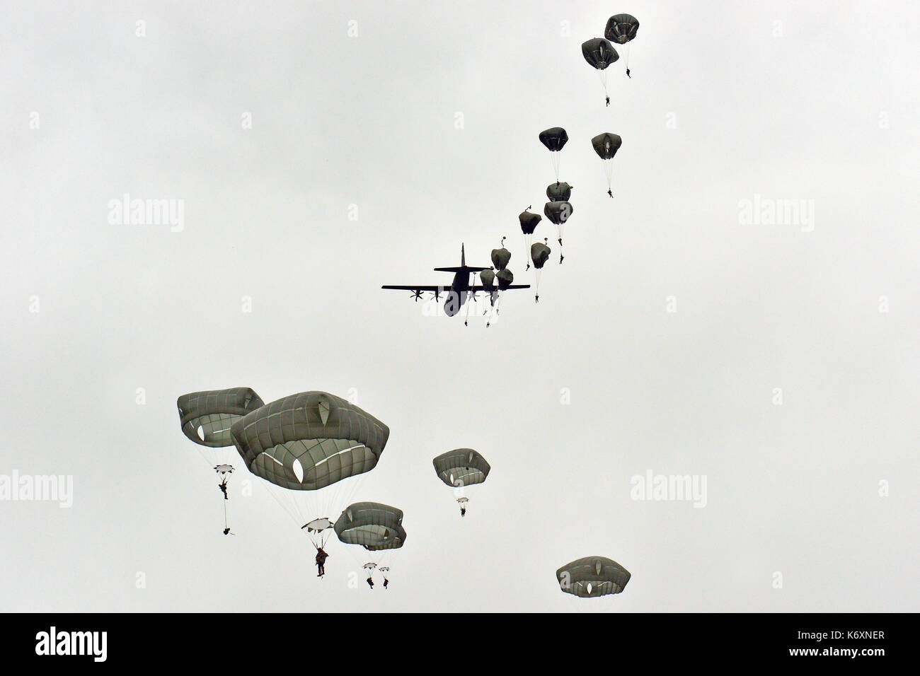 U.S. Army Paratroopers Stock Photo