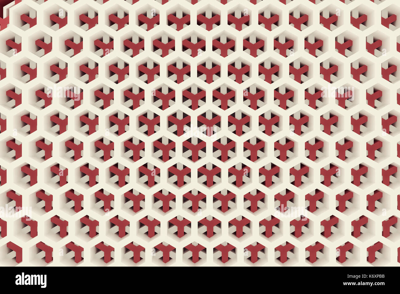 3d rendering of abstract hexagonal background Stock Photo - Alamy