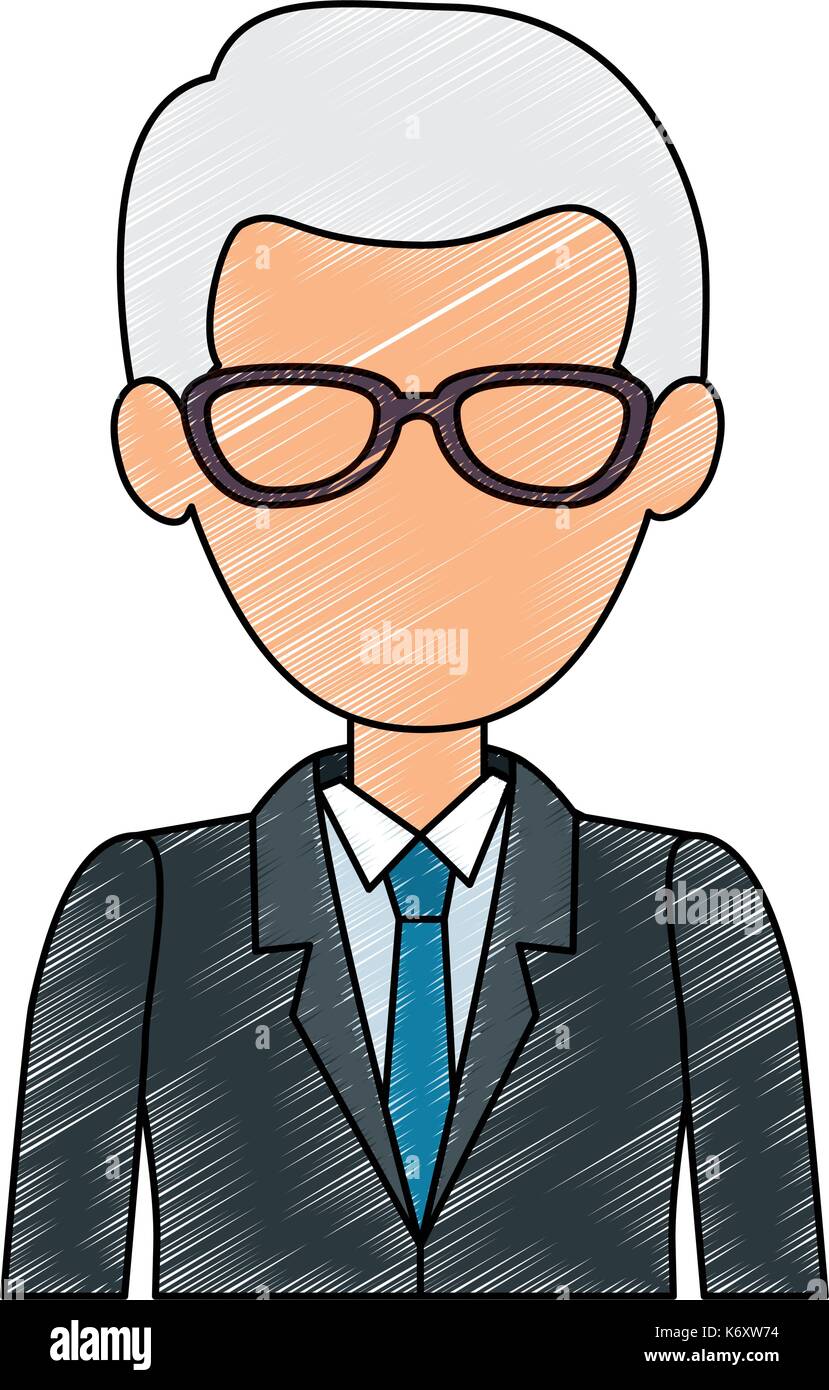 elegant businessman avatar character Stock Vector Image & Art - Alamy