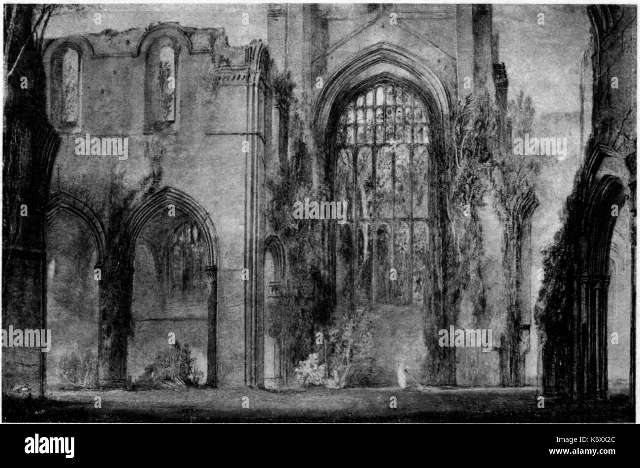 Fountains abbey (book) 0008 Stock Photo Alamy