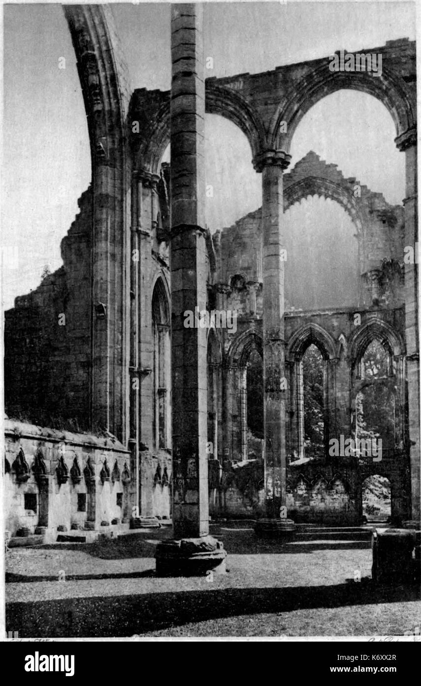 Fountains abbey (book) 0055 Stock Photo Alamy