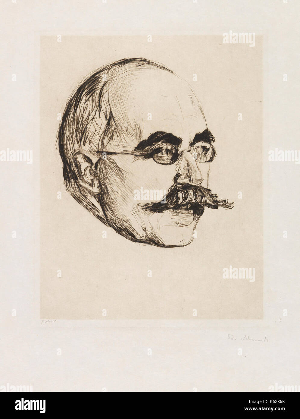 Edvard munch and portrait hi-res stock photography and images - Alamy