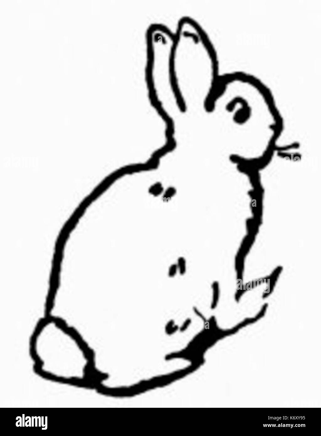Rabbit book cover Black and White Stock Photos & Images - Alamy