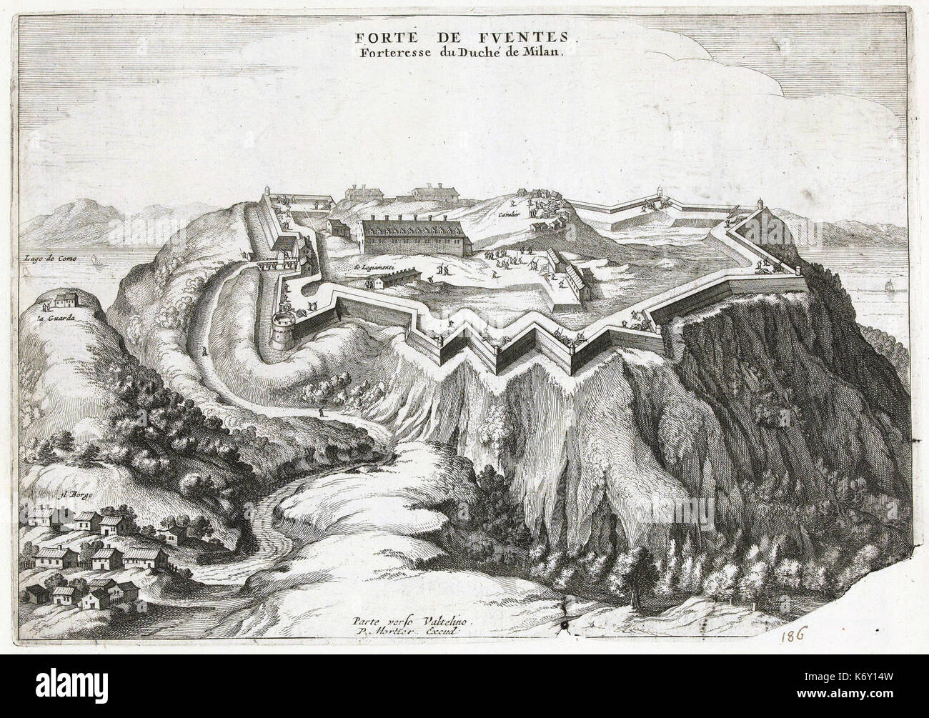 Forte di Fuentes Stock Photo Alamy