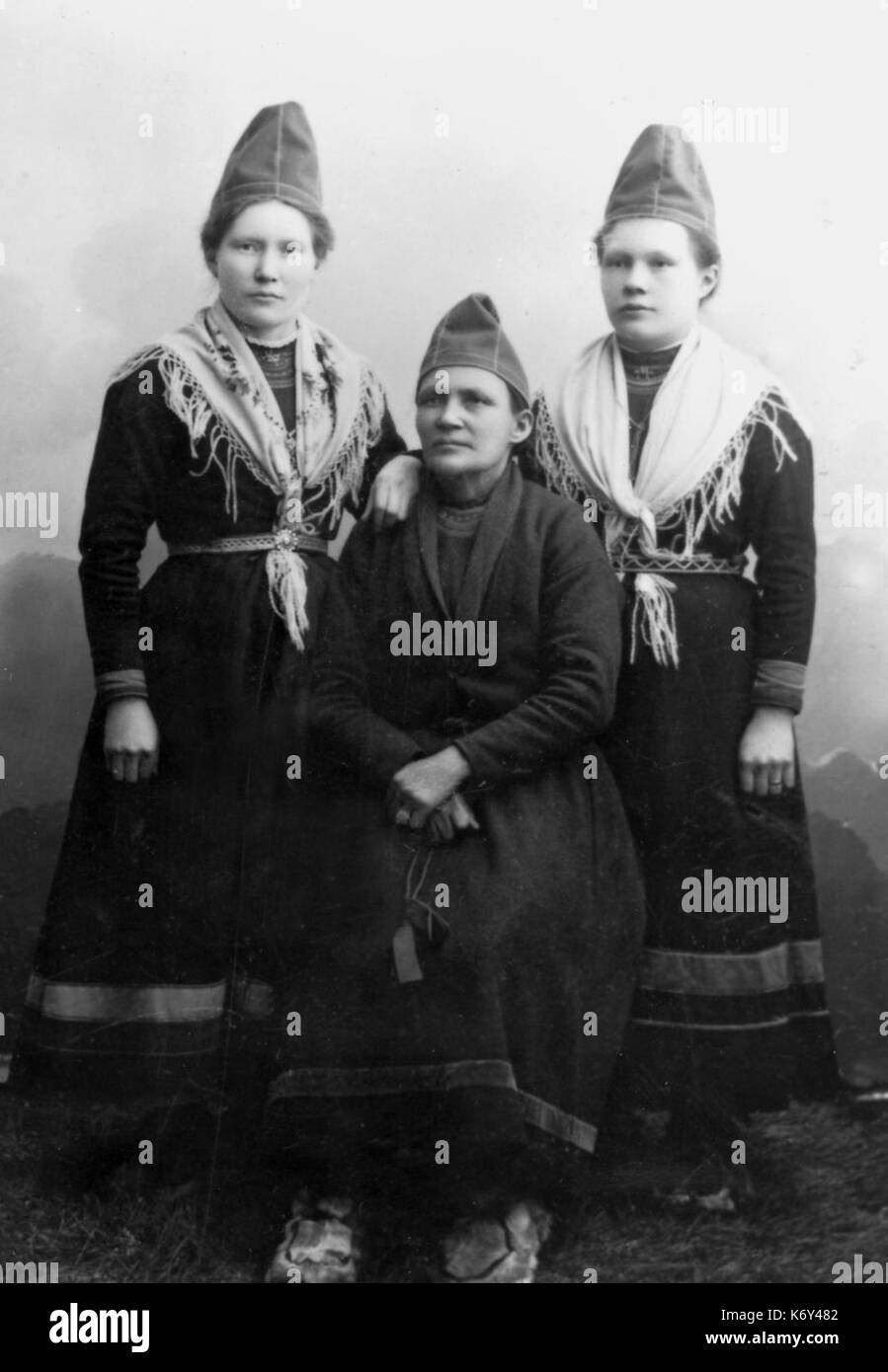 Elsa Laula Kristina Laula og Maria Laula Stock Photo - Alamy