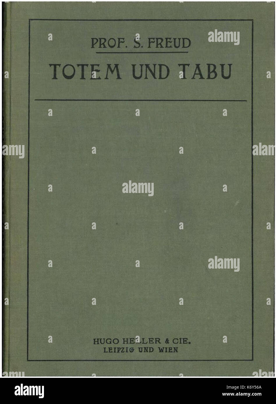 Freud 1913 Totem und Tabu Stock Photo - Alamy