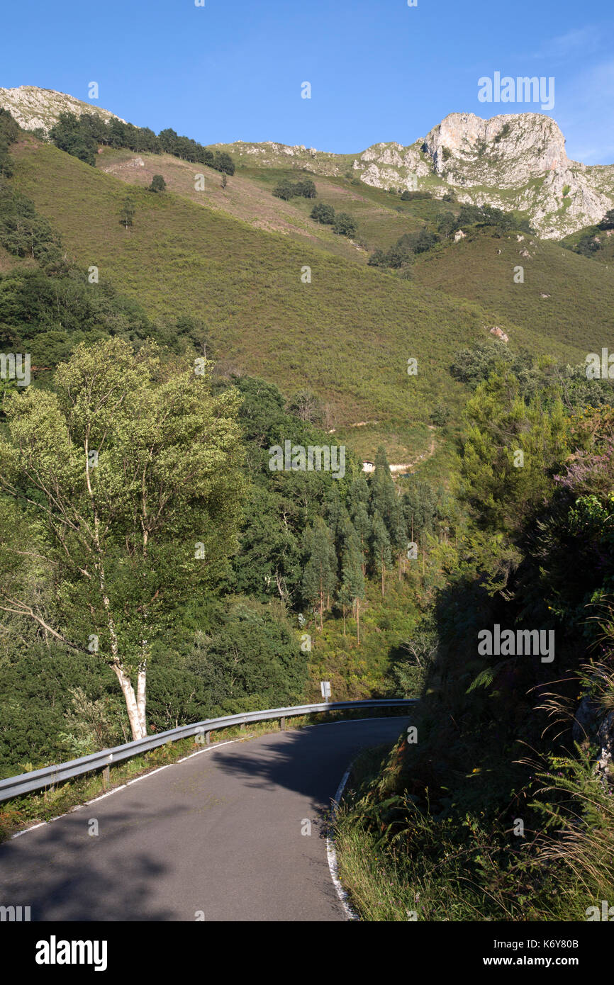 Peak in Picos de Europa Mountain Range outside Labra; Austurias; Spain ...