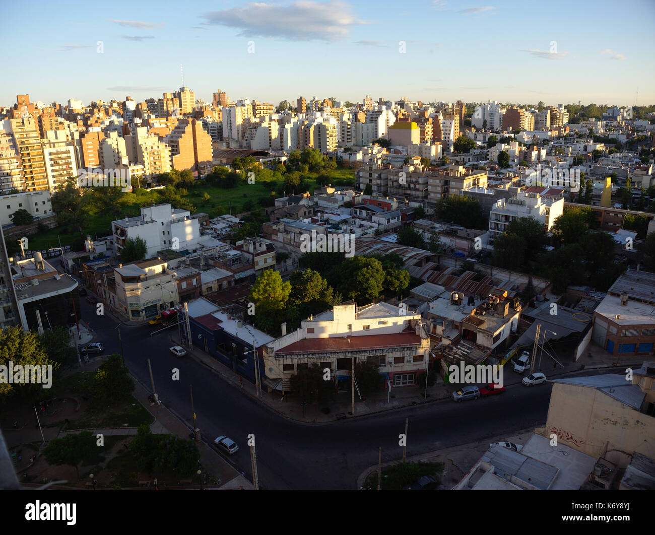 Cordoba, Argentina - 2017: Panoramic view of the city. Stock Photo