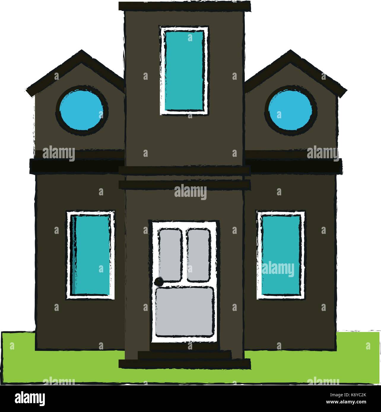 classic family house or home icon image Stock Vector Image & Art - Alamy