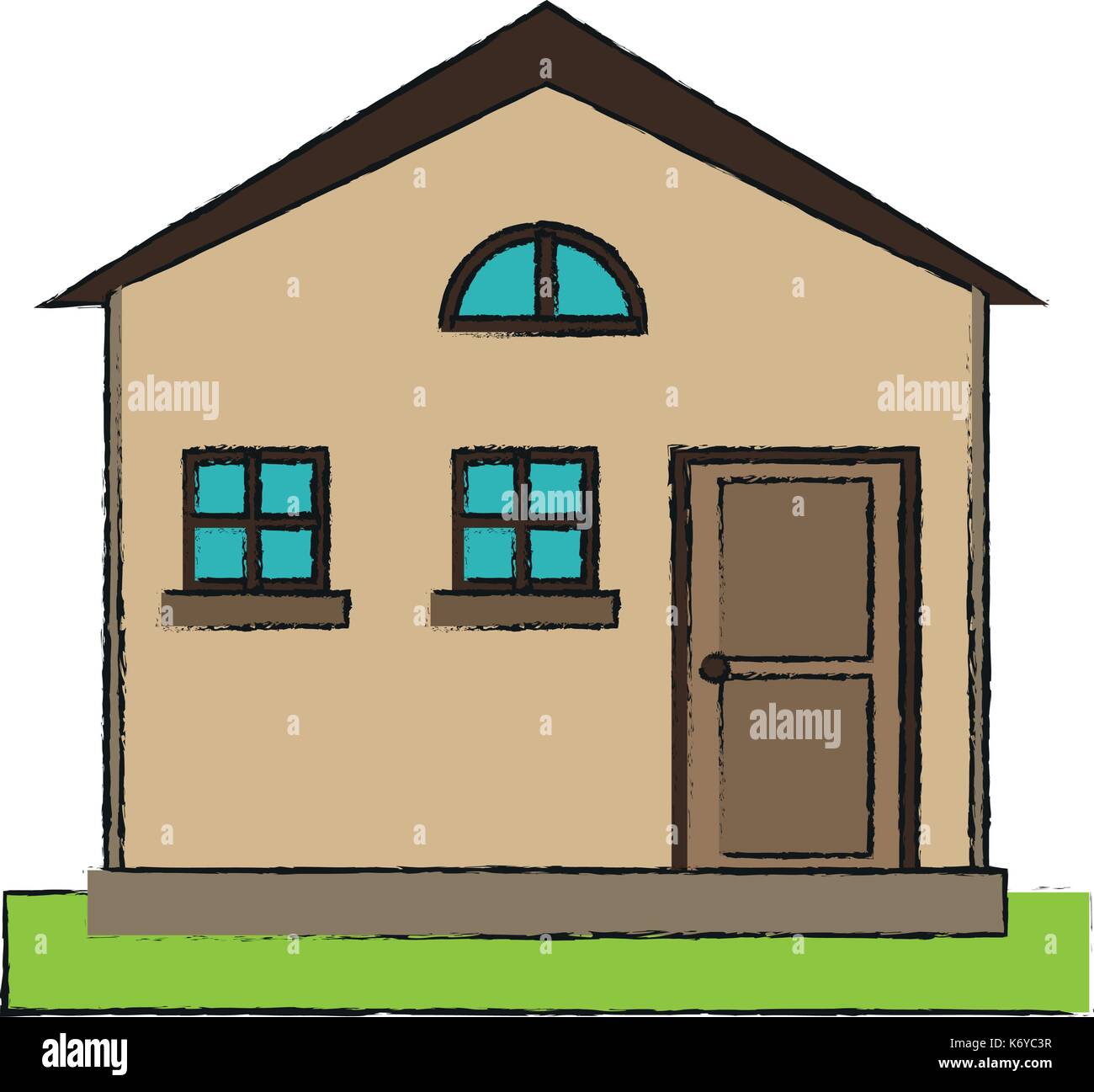 classic family house or home icon image Stock Vector Image & Art - Alamy