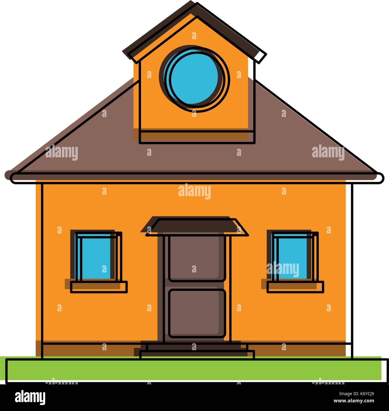 classic family house or home icon image Stock Vector Image & Art - Alamy