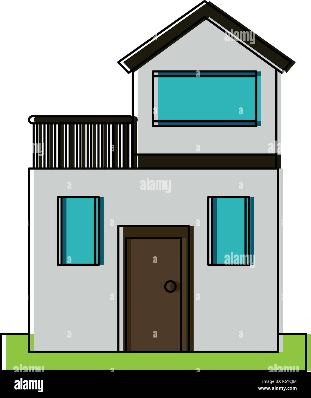 classic family house or home icon image Stock Vector Image & Art - Alamy