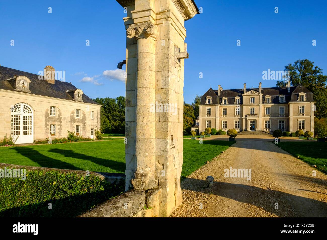 France Maine et Loire Anjou Breil castle and park of Lathan