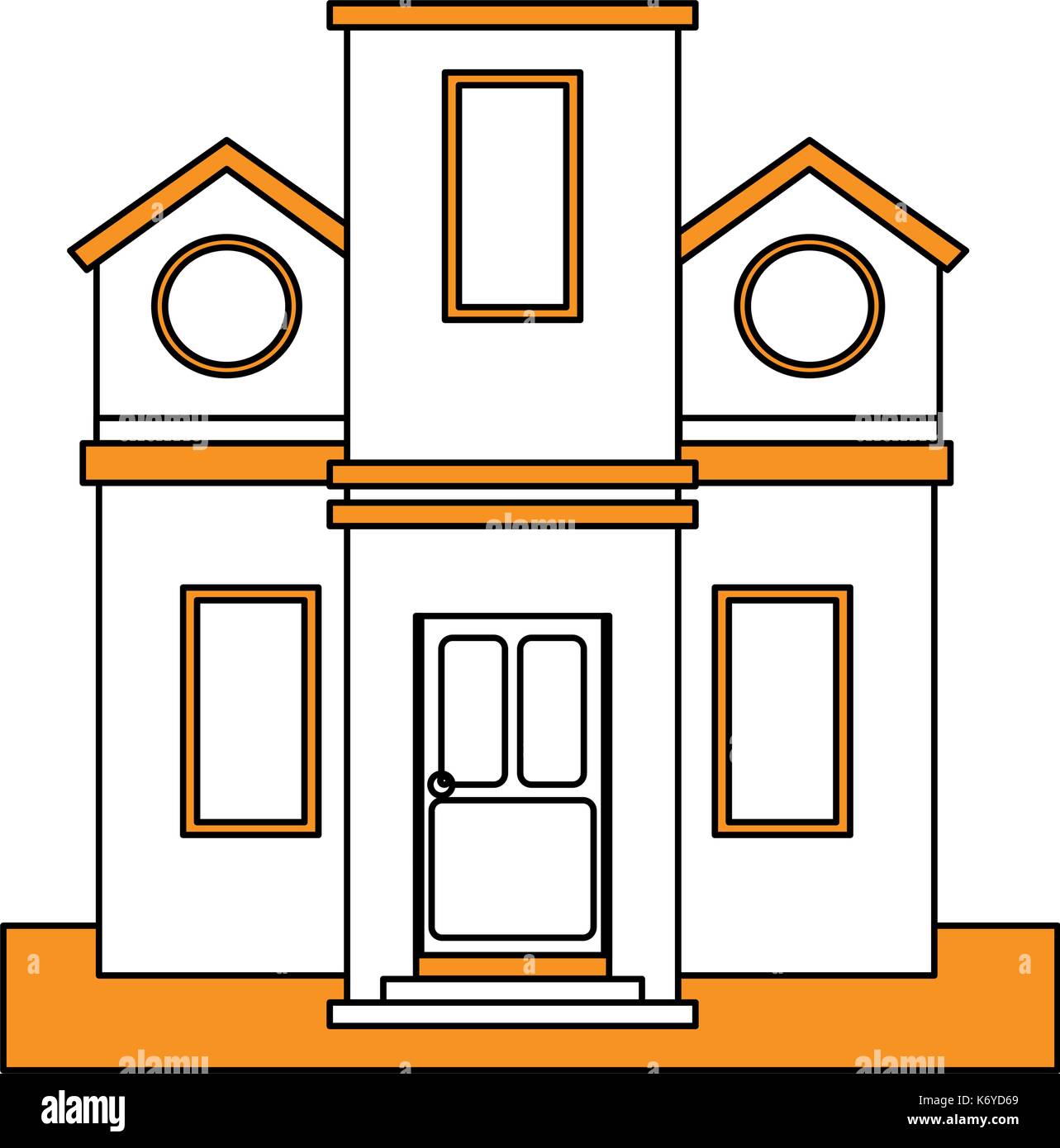 classic family house or home icon image Stock Vector Image & Art - Alamy