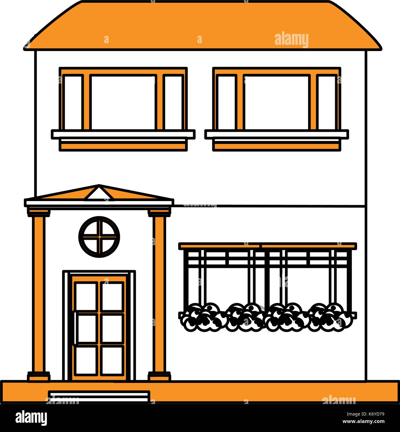 classic family house or home icon image Stock Vector Image & Art - Alamy