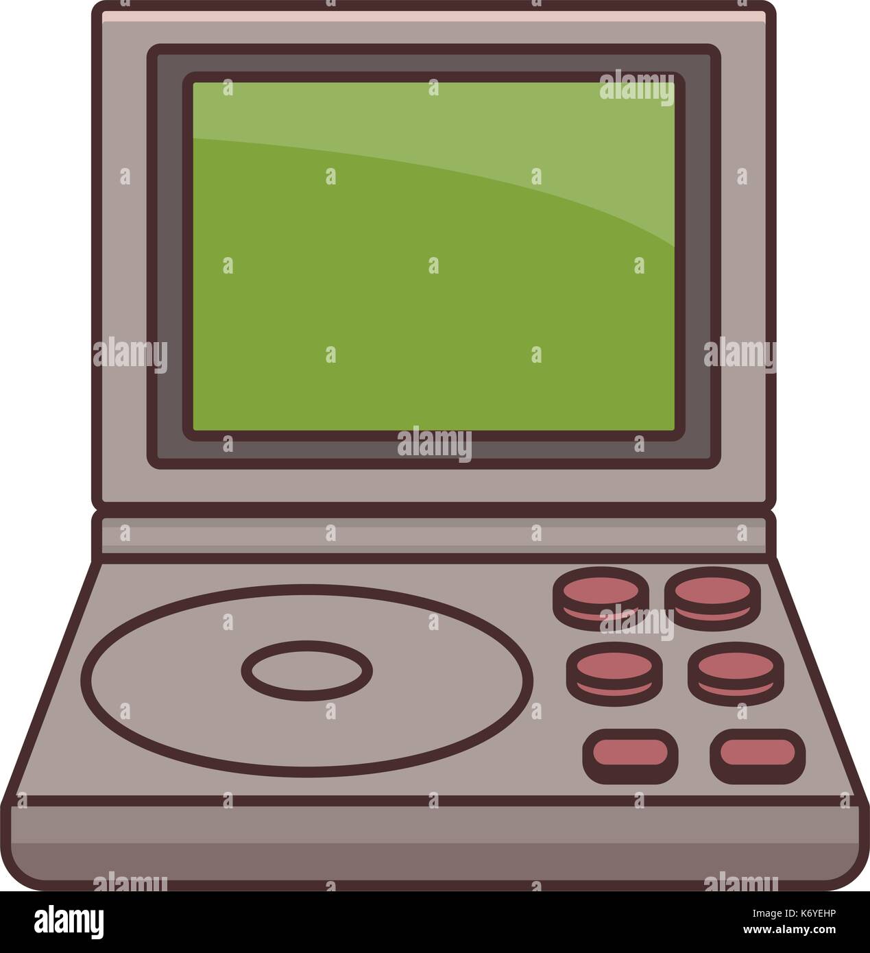 Portable videogame console Stock Vector Image & Art - Alamy
