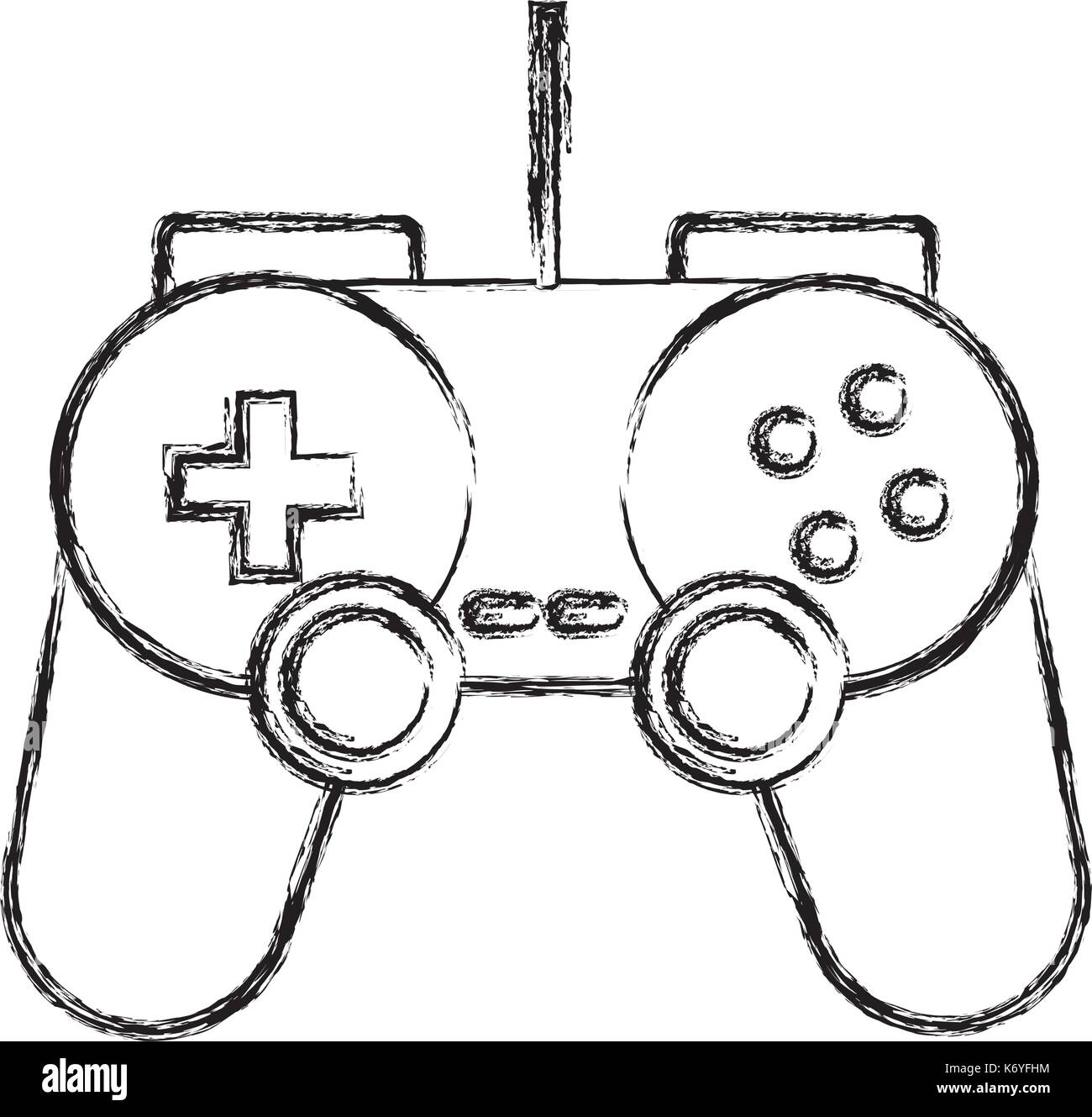 Console gamepad console Stock Vector Image & Art - Alamy