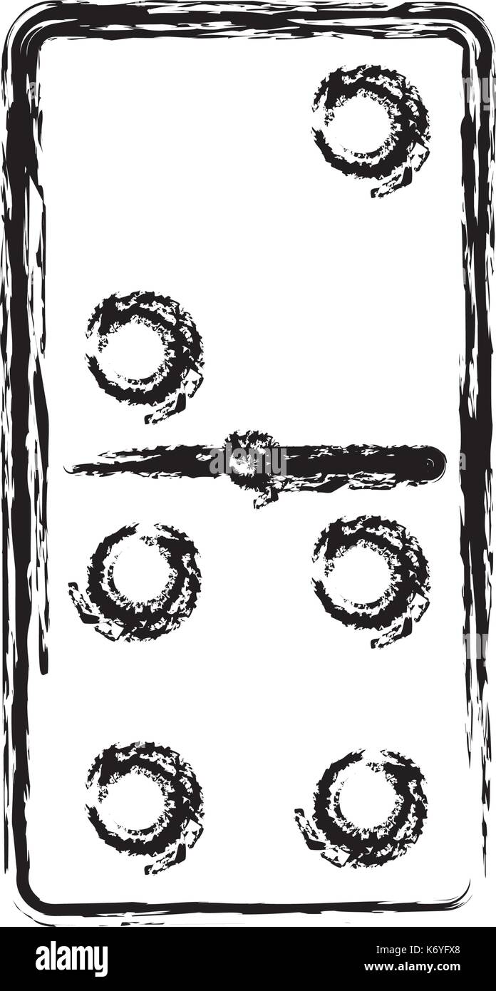 Domino piece symbol Stock Vector Image & Art - Alamy