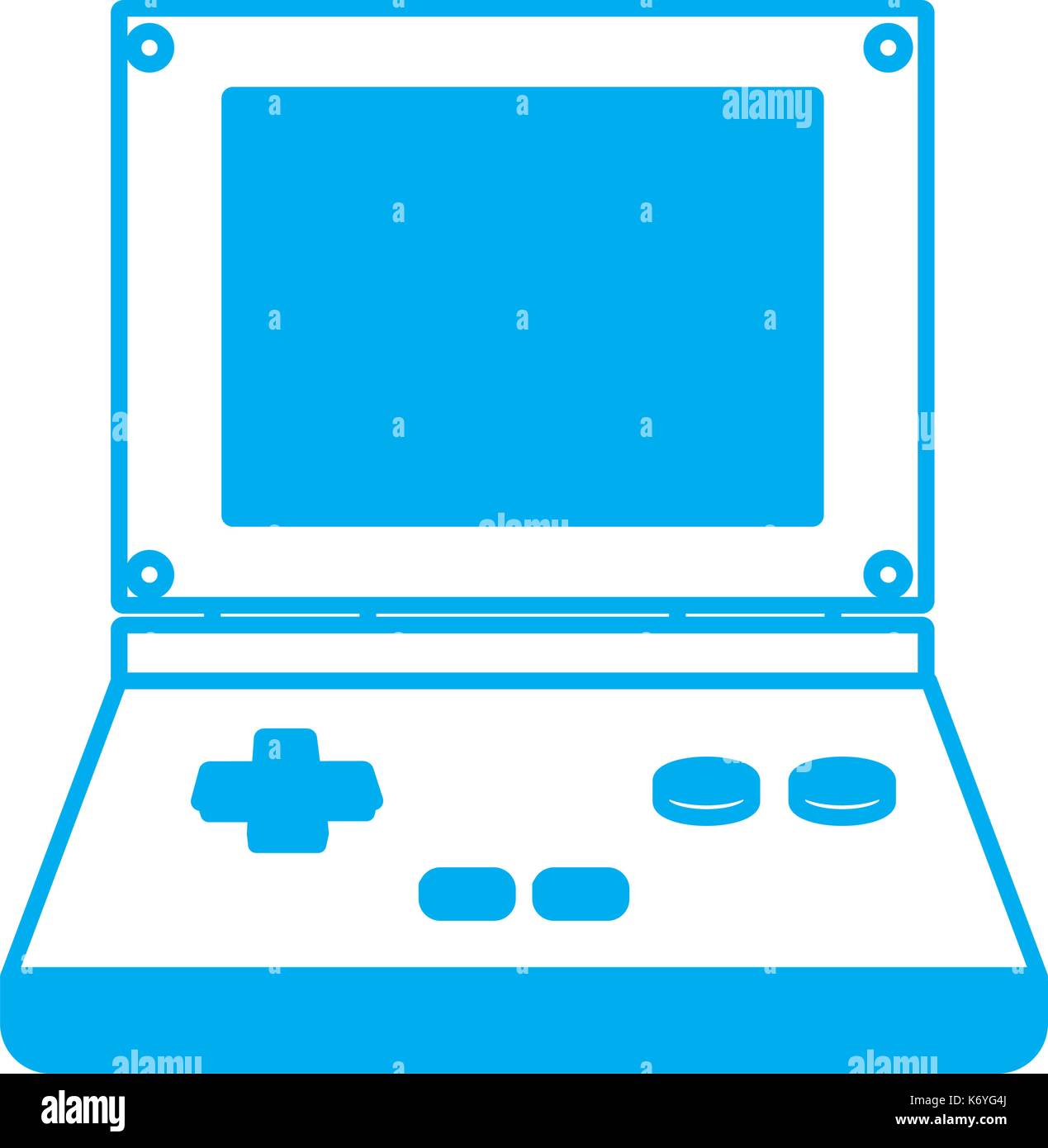 Portable videogame console Stock Vector Image & Art - Alamy