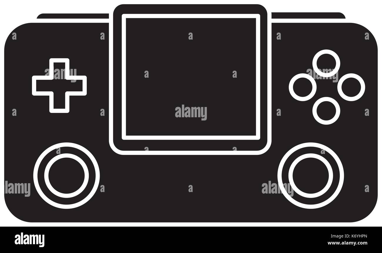 Portable videogame console Stock Vector Image & Art - Alamy