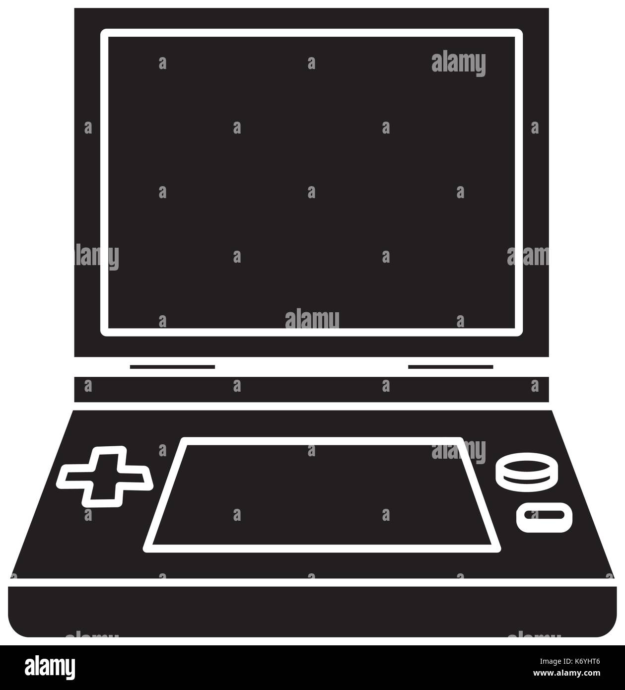 Portable videogame console Stock Vector Image & Art - Alamy