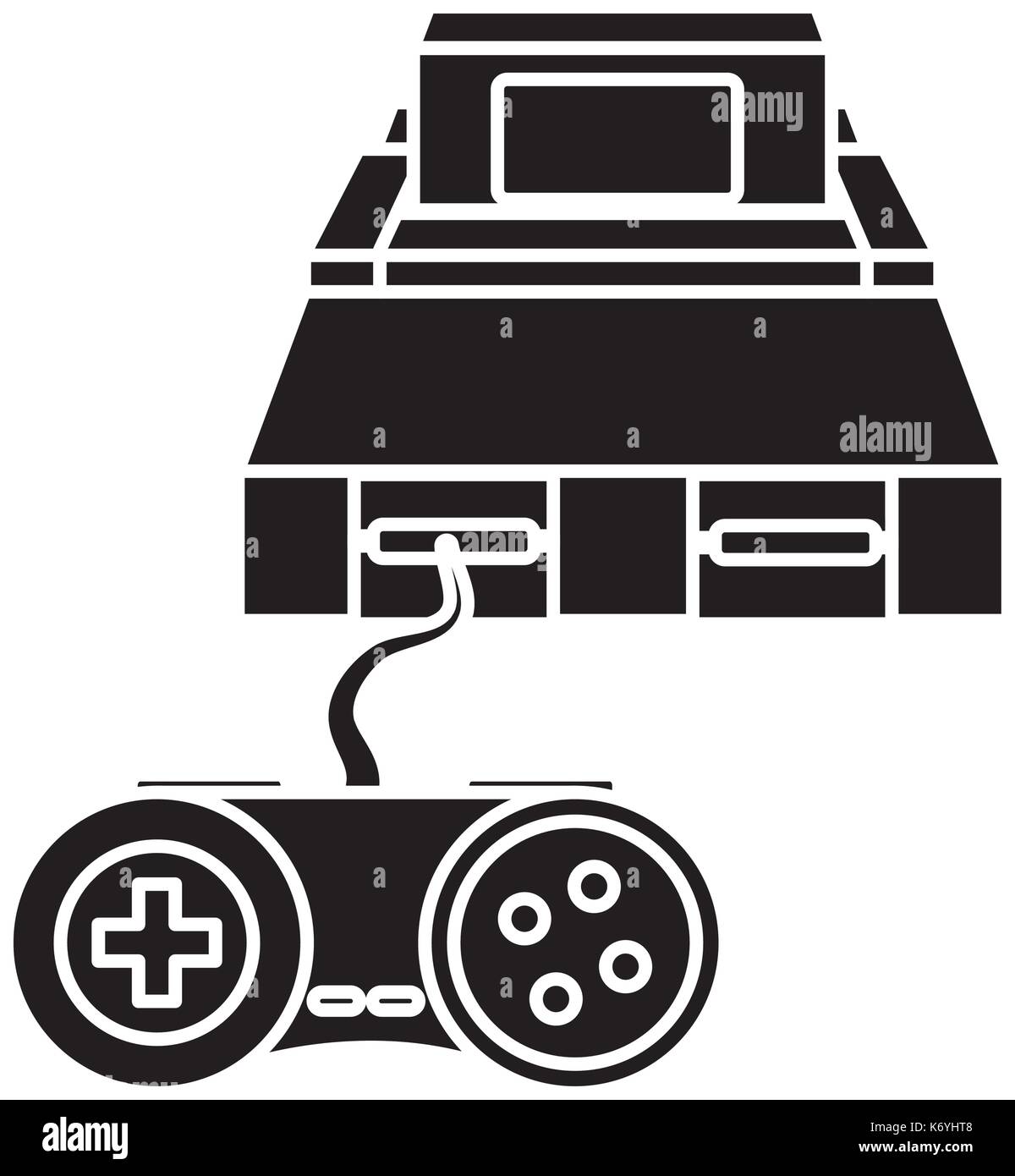 Console videogame isolated Stock Vector Image & Art - Alamy