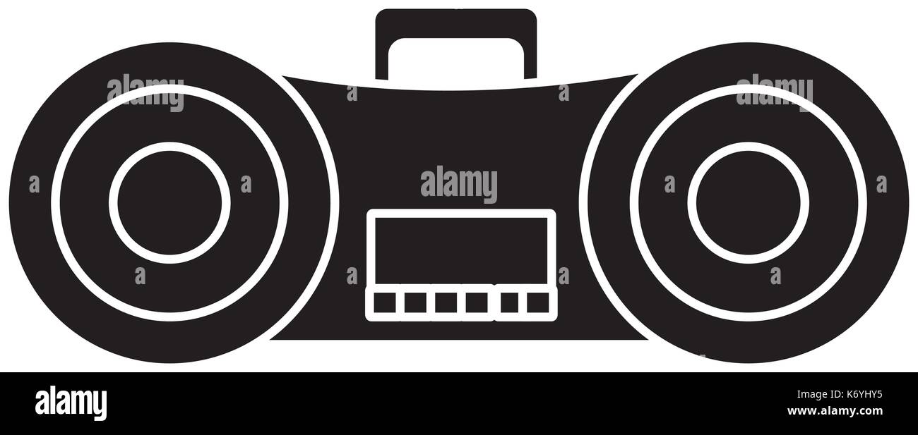 Old radio stereo Stock Vector Image & Art - Alamy