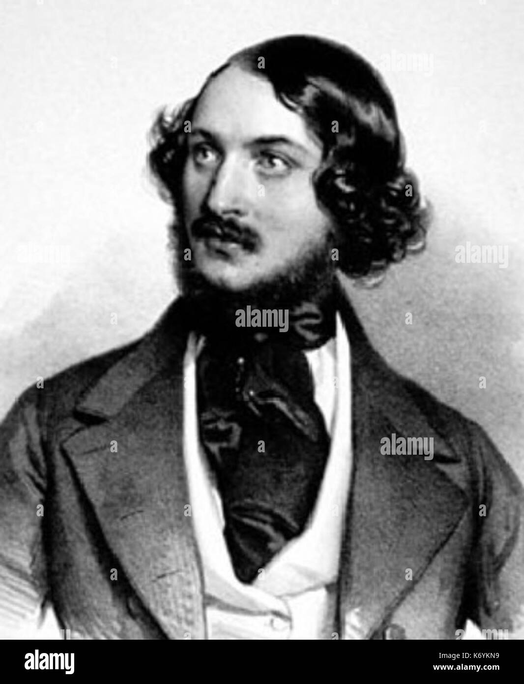 Filippo Coletti litho detail Stock Photo - Alamy