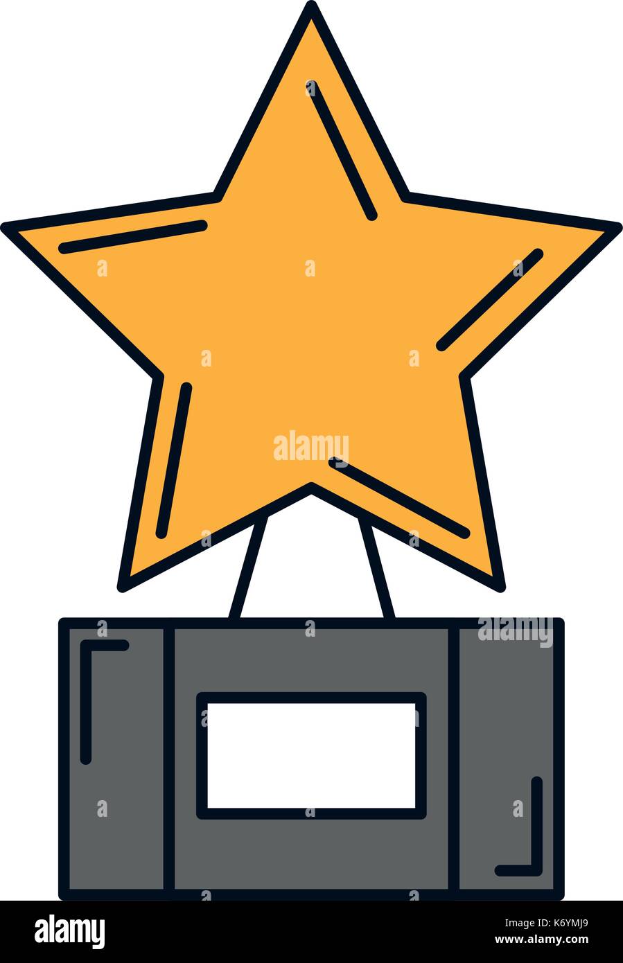 star trophy isolated icon Stock Vector Image & Art - Alamy