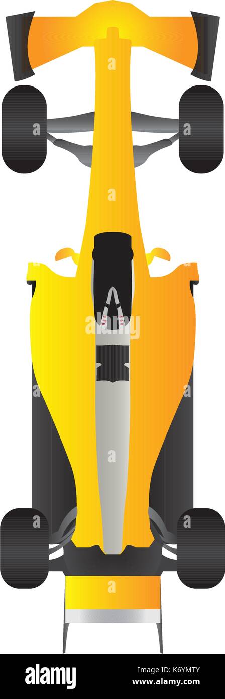 Top View Racing Car Vector Top view of a racing car Stock Vector Image & Art - Alamy