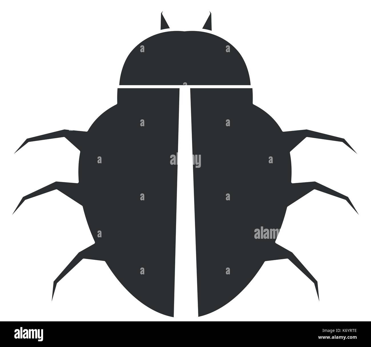 spider virus infection icon Stock Vector