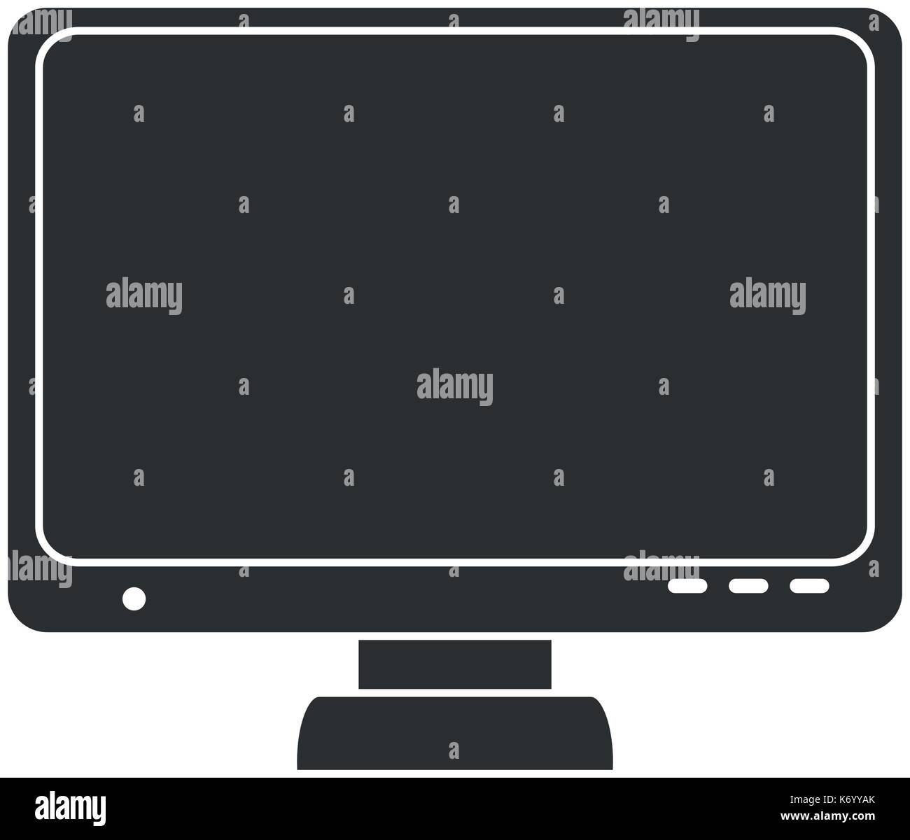 computer display isolated icon Stock Vector Image & Art - Alamy