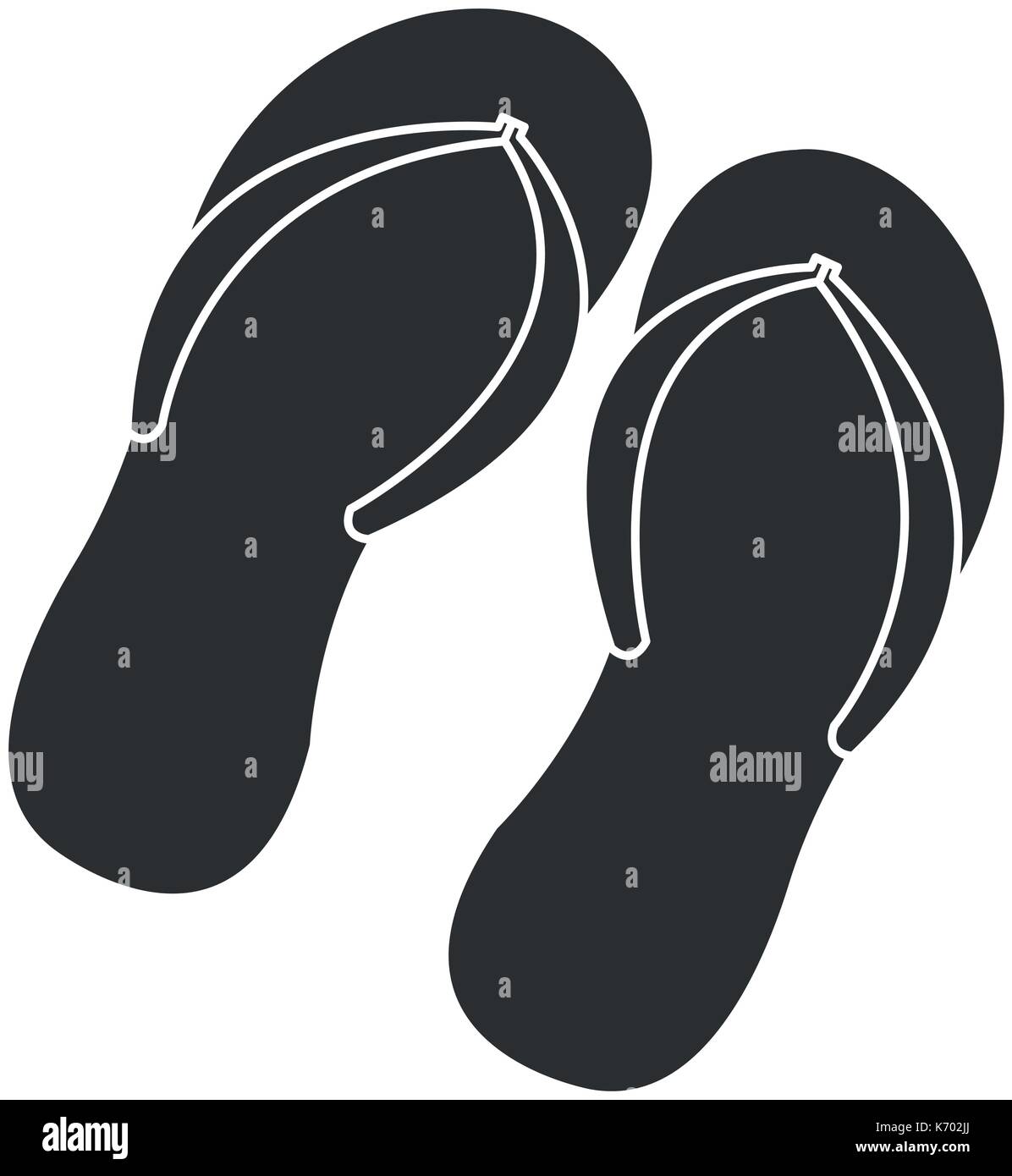flip flops beach icon Stock Vector Image & Art - Alamy