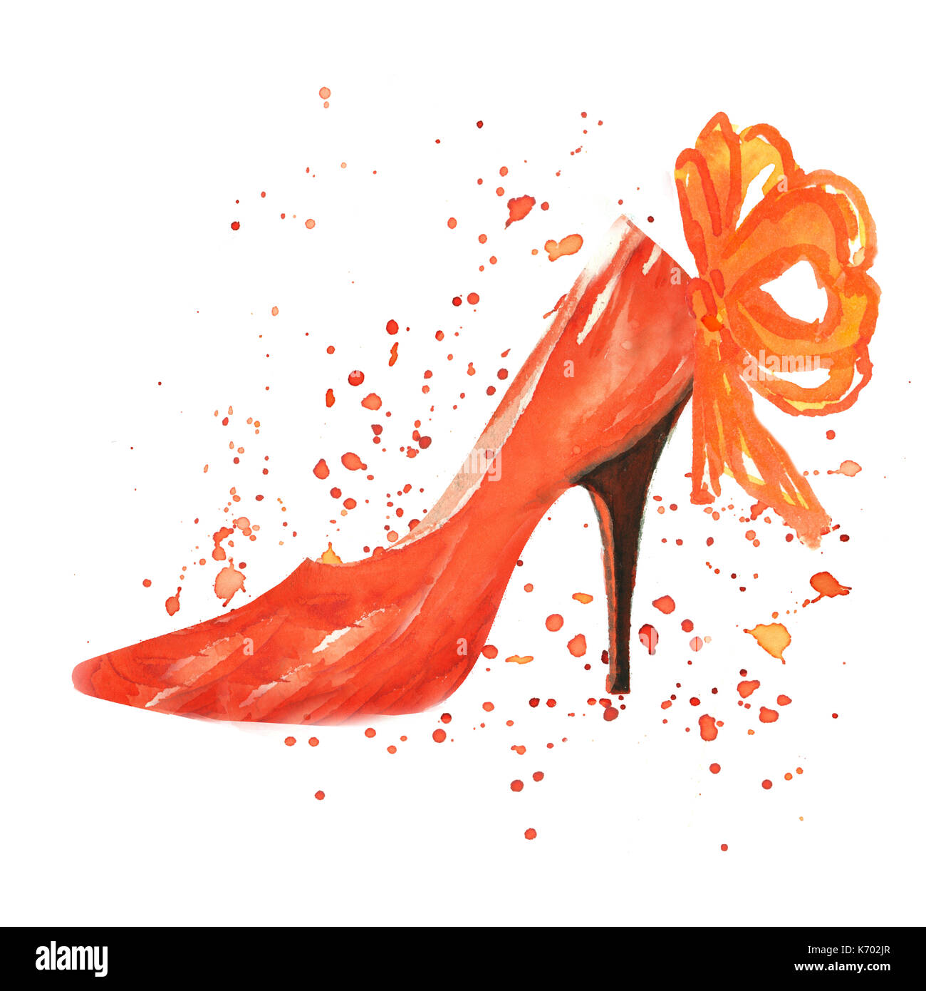 Watercolor Fancy Red High Heels Graphic by Dirty South Graphics · Creative  Fabrica