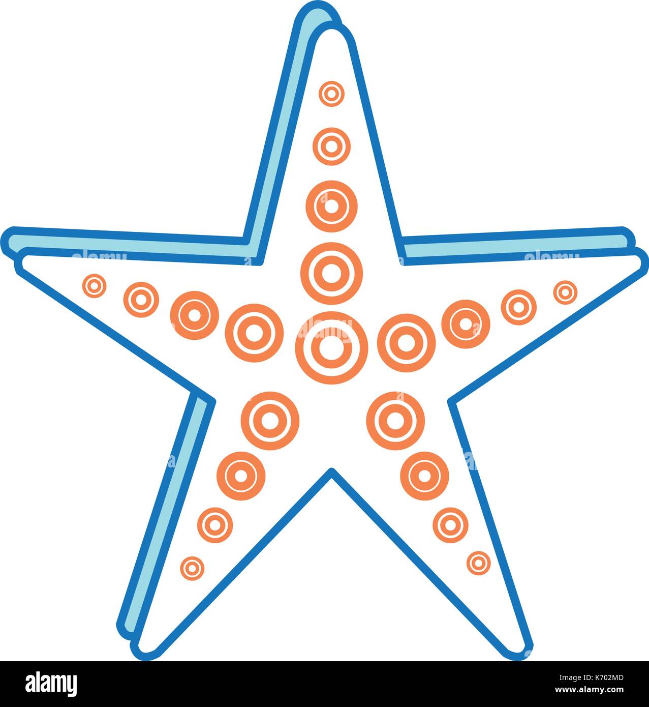 starfish animal isolated icon Stock Vector Image & Art - Alamy
