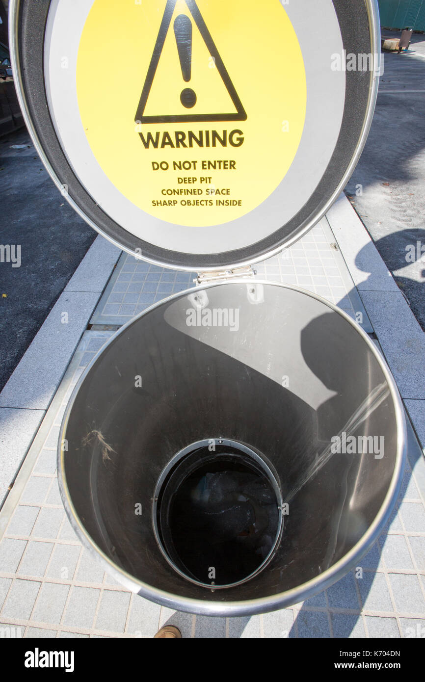 The new underground bins in Eddington,Cambridge on Sept 13th. Wheelie