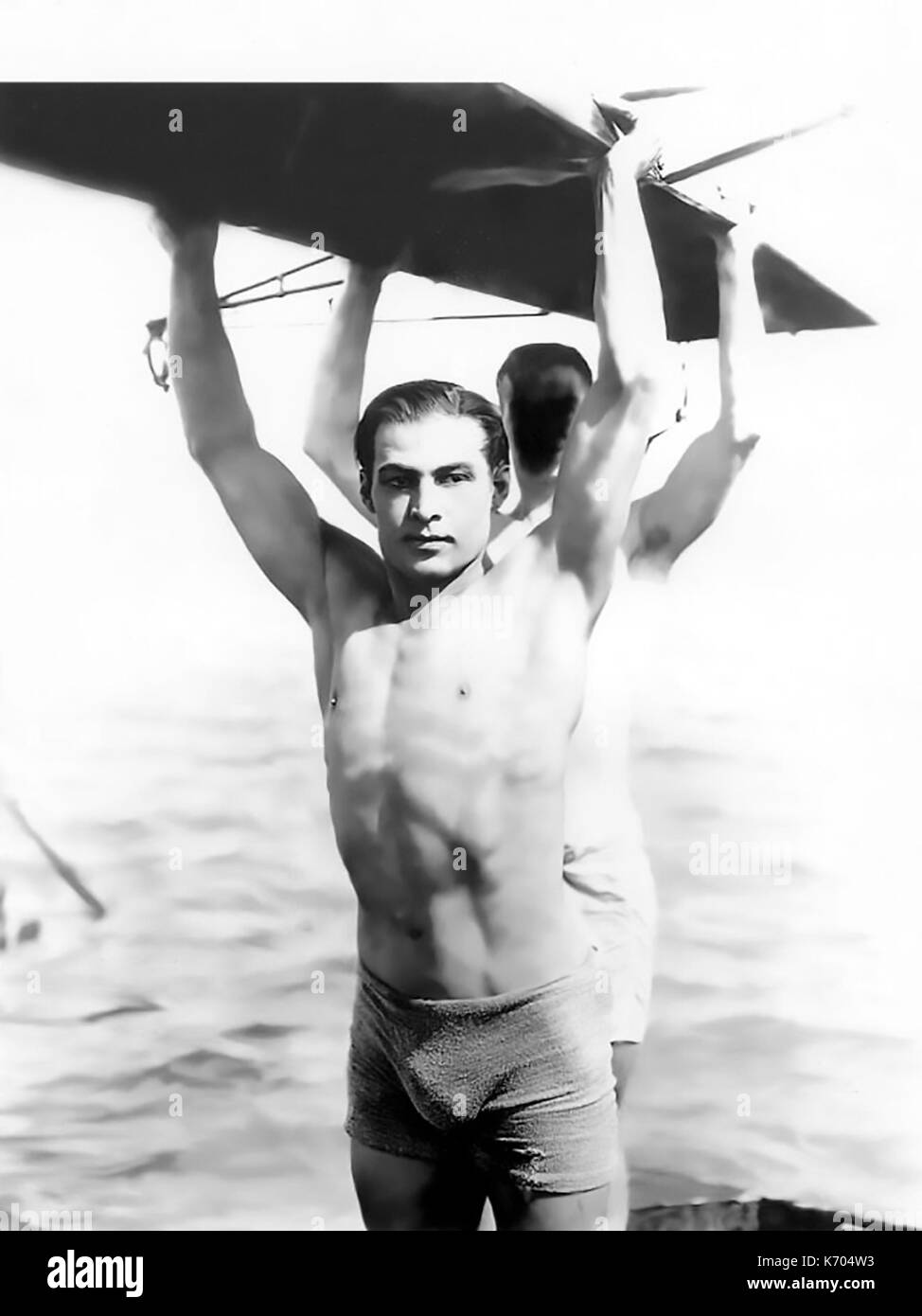 RUDOLPH VALENTINO (1895-1926) Italian-American film actor in the 1922 silent film The Young Rajah Stock Photo