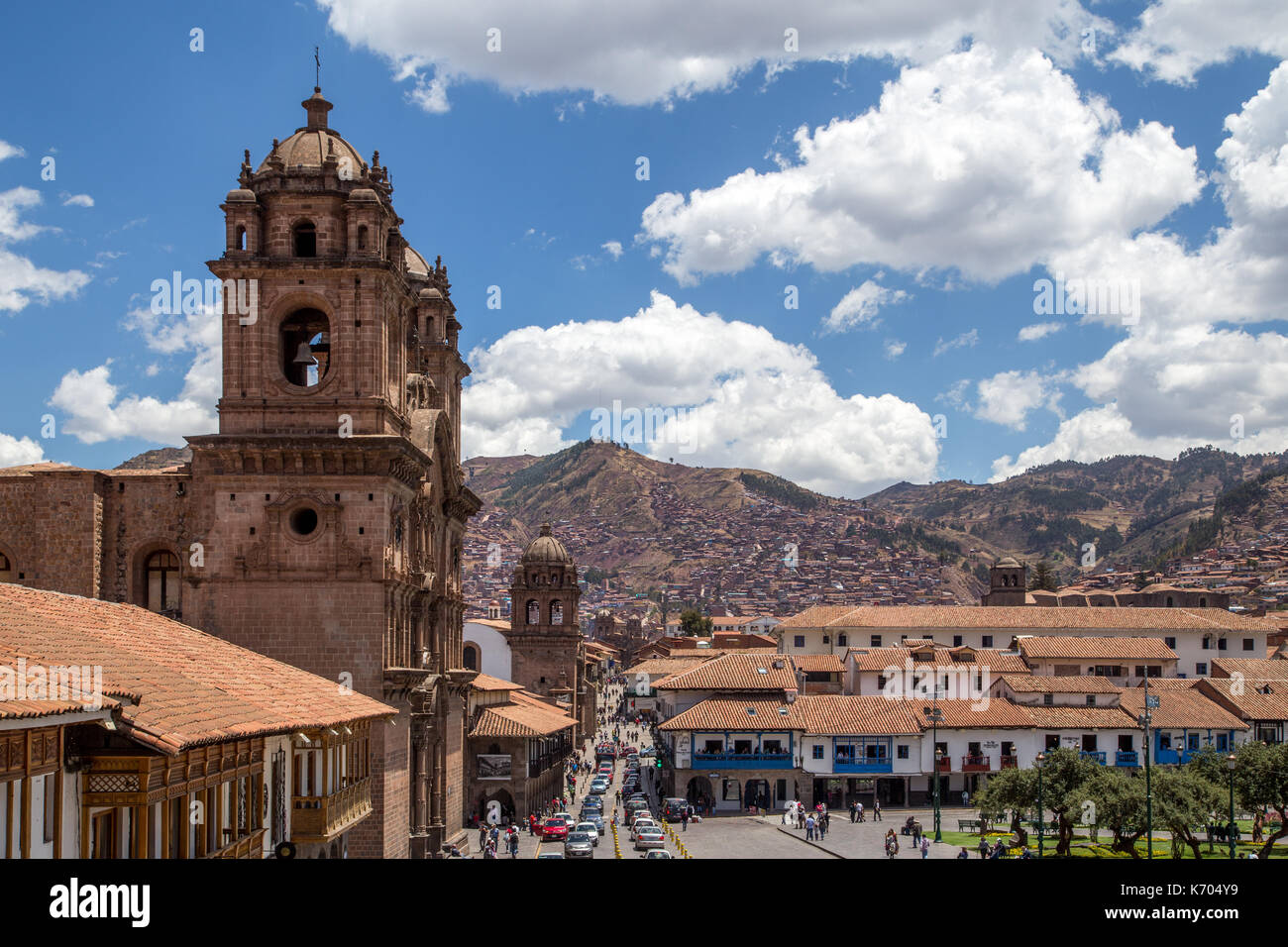 Catholic Church in Cusco, Peru Stock Photo